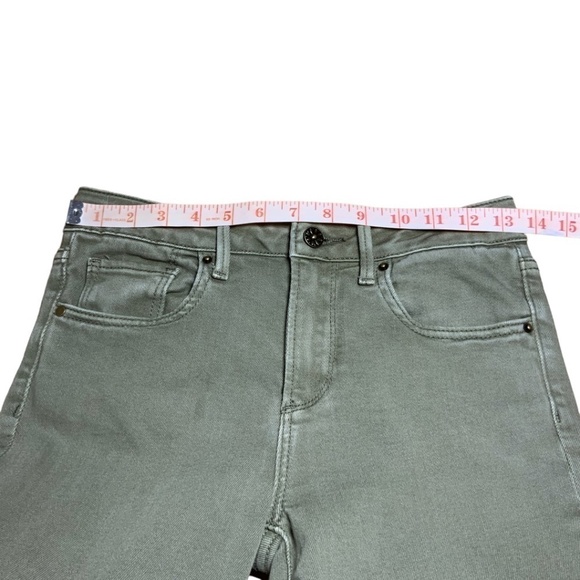 Anthropologie DRIFTWOOD Jackie Green Stretch Denim 5 Pocket Skinny Jeans Sz 25 - Picture 6 of 12